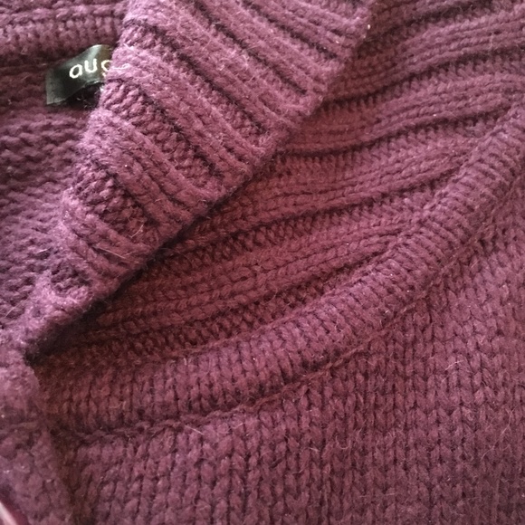 Button Front Ribbed Collar Cardigan - Picture 6 of 7